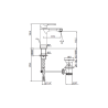 miscelatore lavabo 3045/30C0 serie H2OMIX3000 - GATTONI