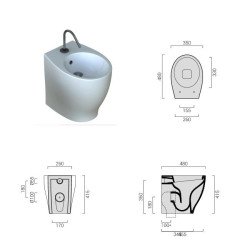 bidet Domus Falerii mascalzone 14BDNM1